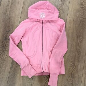 lululemon athletica Light Pink Zip-Up Hoodie